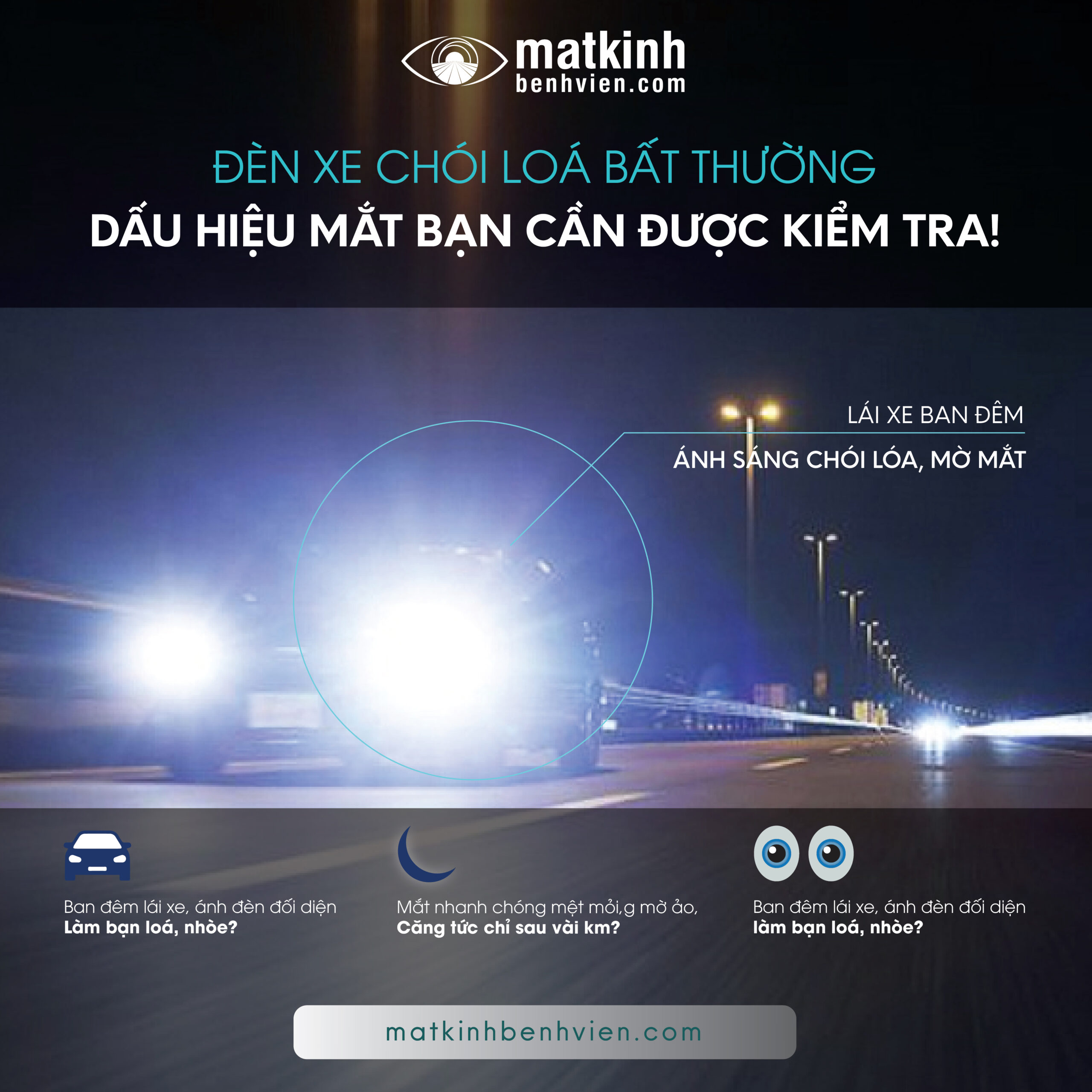 ĐÈN XE CHÓI LÓA BẤT THƯỜNG – DẤU HIỆU MẮT BẠN CẦN ĐƯỢC KIỂM TRA